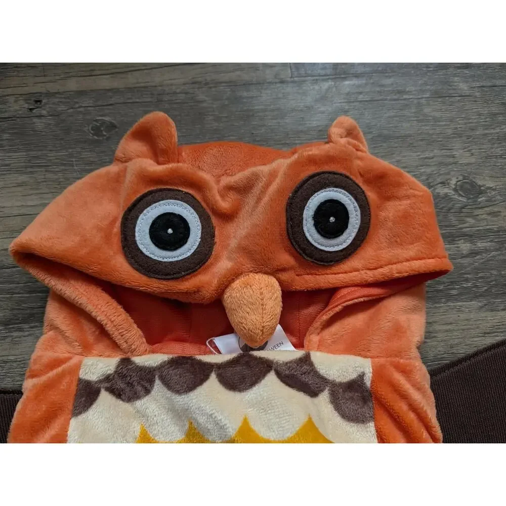 Spirit Halloween Baby Owl Hooded Halloween Costume Size 0-9 Month